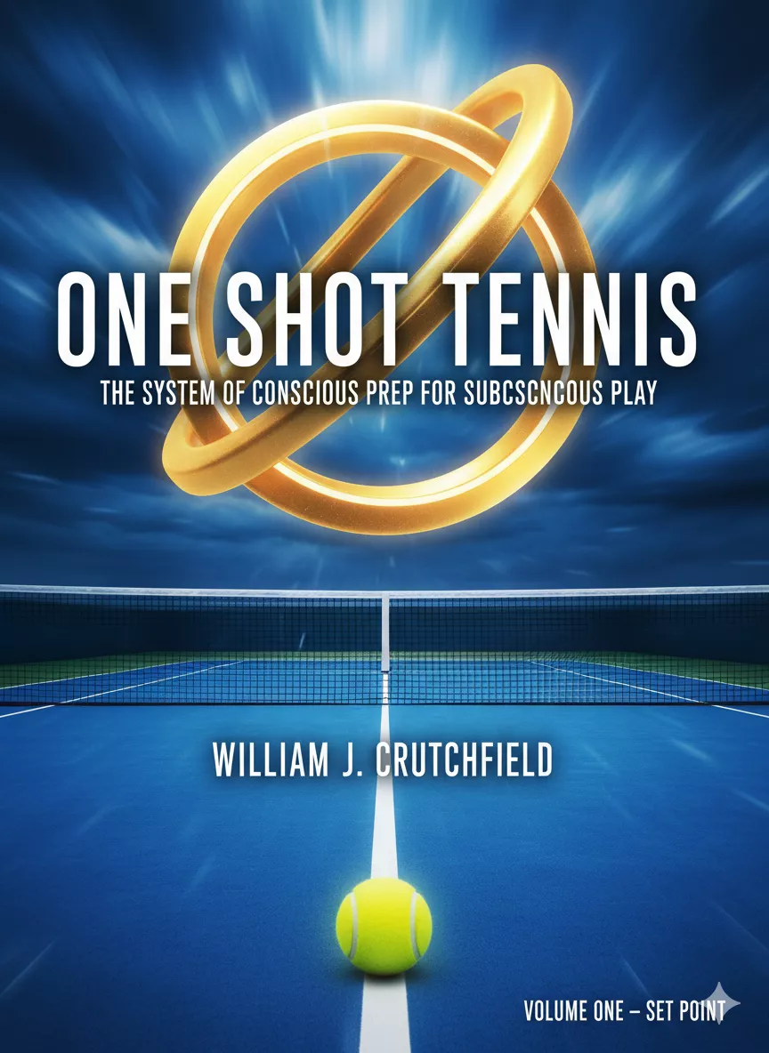 One Shot Tennis by William J. Critchfield, book cover