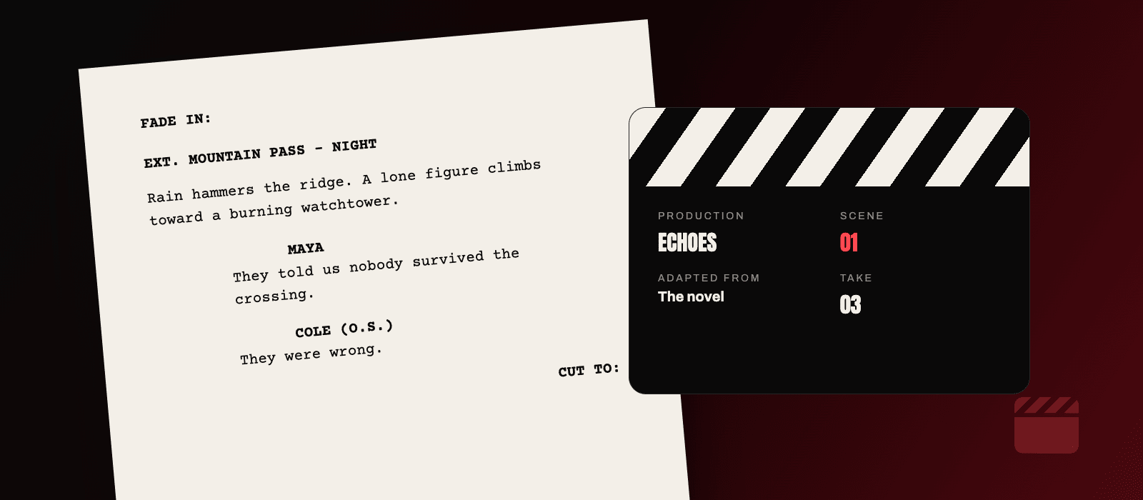 Screenplay Writing — Screenplay writing & adaptation
