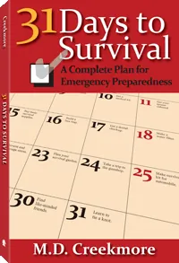 31 Days to Survival by M.D. Creekmore, cover