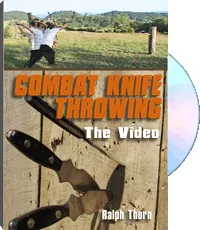 Combat Knife Throwing: The Video by Ralph Thorn, cover