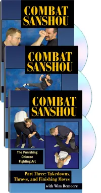 Combat Sanshou: The Punishing Chinese Fighting Art: The Complete Series: Volumes 1,2 and 3 by Wim Demeere, cover