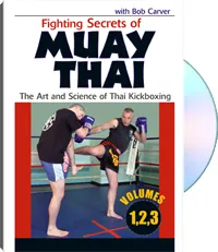 Fighting Secrets of Muay Thai by Bob Carver, cover