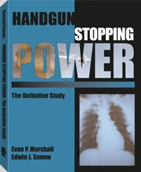 Handgun Stopping Power by Evan P. Marshall, Edwin J. Sanow, cover