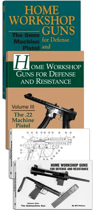 Home Workshop Guns for Defense and Resistance Set by Bill Holmes, cover