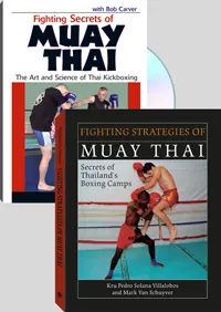 Muay Thai Fighting Set by Kru Pedro Solana Villalobos, Mark Van Schuyver, Bob Carver, cover
