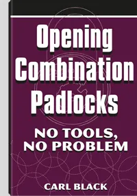 Opening Combination Padlocks by Carl Black, cover