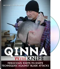Qinna with the Knife by Michael Benjamin, cover