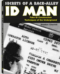 Secrets of a Back-Alley ID Man by Sheldon Charrett, cover
