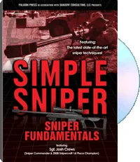 Simple Sniper: Sniper Fundamentals by Shadow Consulting, Sgt. Josh Crews, cover