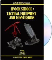 Spook School: Tactical Equipment and Conversions by James Coats, cover