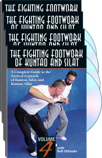 The Fighting Footwork of Kuntao and Silat by Bob Orlando, cover